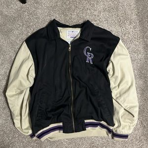 Starter Colorado Rockies Letterman Jacket